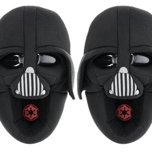 Black Star Wars Darth Vader Slippers